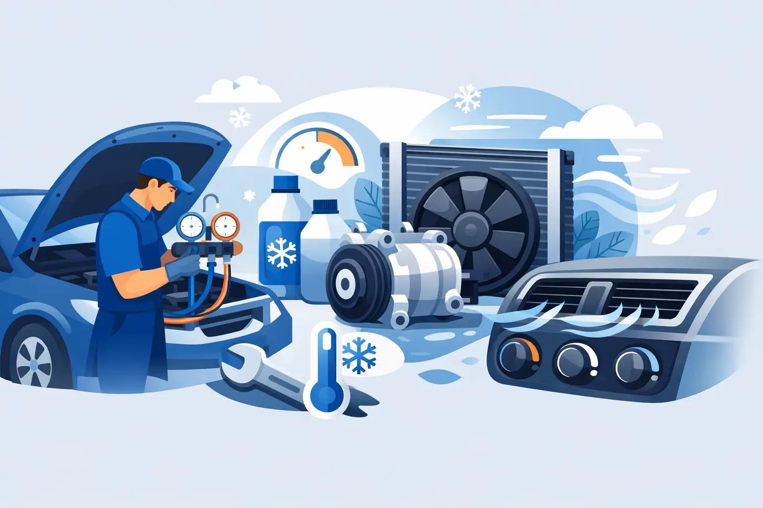 Automotive Air Conditioning Service Explained