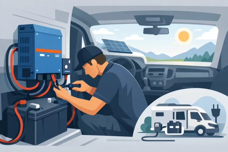 Victron Inverter Installation in a Vehicle