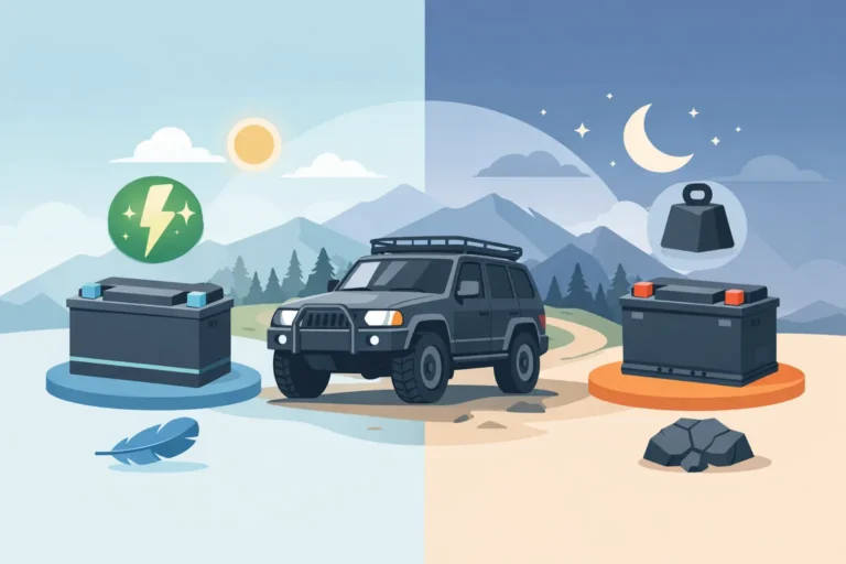 Lithium vs AGM for 4WD: What Suits You?